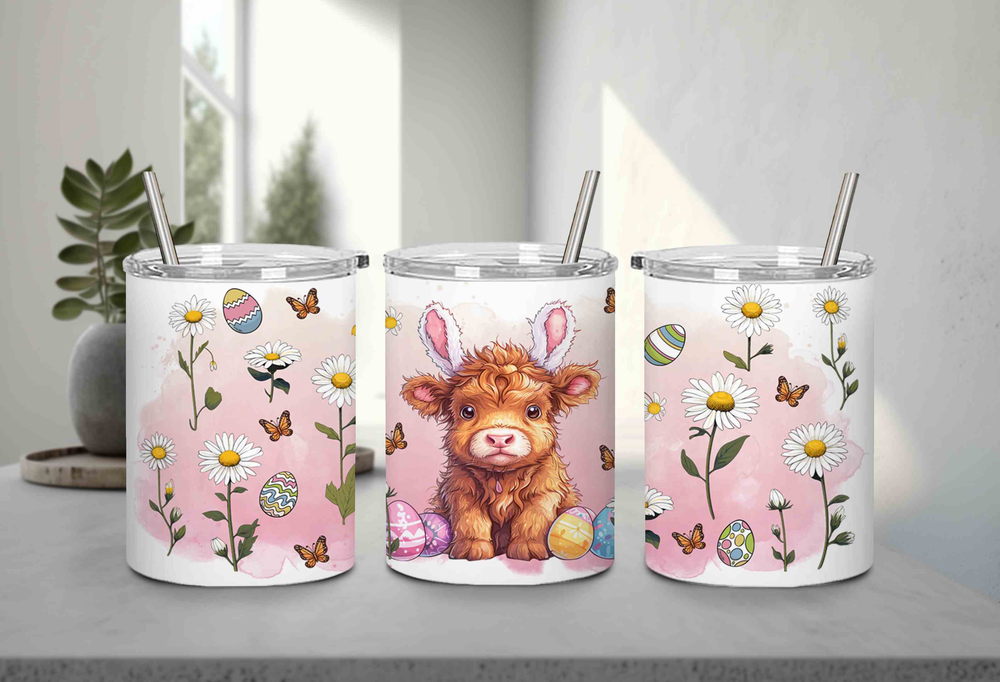 Highland Cow Easter-10402